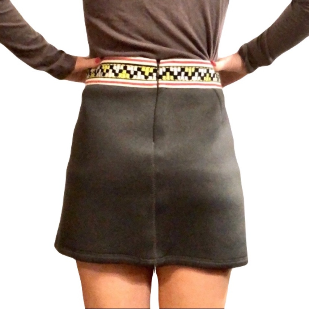 Scuba mini skirt